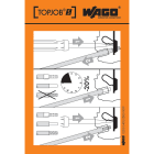 Wago Contact - Autocollant avec illustration de la Bornes sur rail TOPJOB'S Séries 2001/2002/20