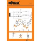 Wago Contact - Autocollant avec illustration de la manipulation