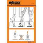 Wago Contact - Autocollant avec illustration de la 1 connex FIT CLAMP®, à usage universel Série