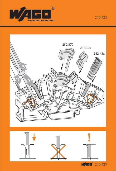 Wago Contact - Autocollant illustr 0282-0821