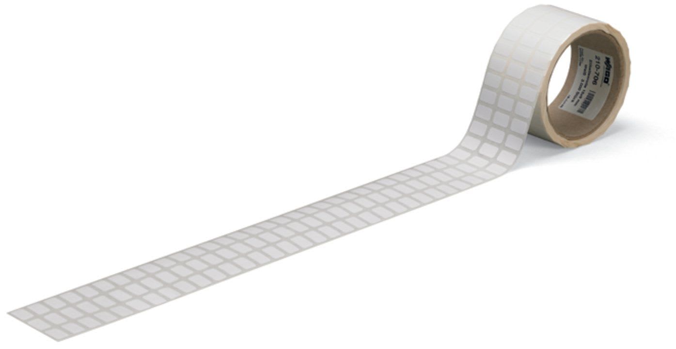 Wago Contact - Etiquettes PET blanches 15x9mm 3000/Rl