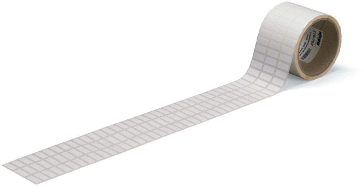 Wago Contact - Etiquettes PET blanches 20x8mm 3000/Rl