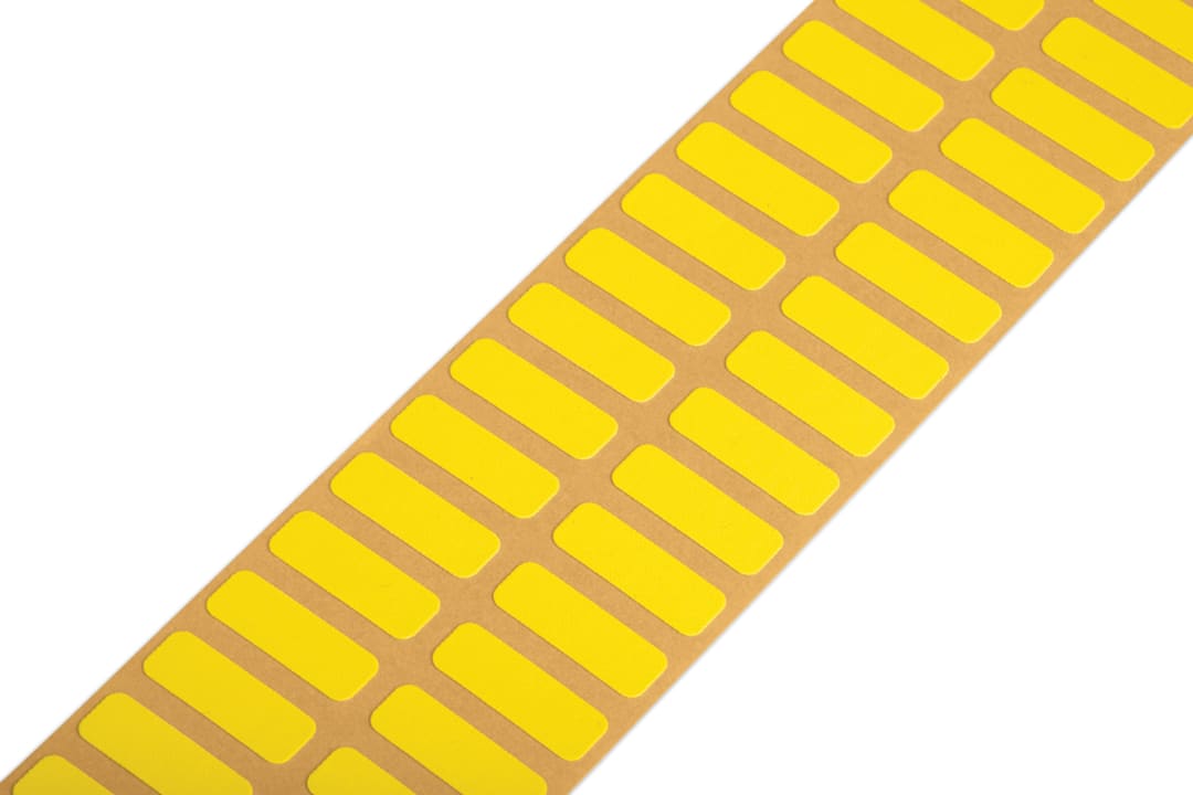 Wago Contact - Etiquettes (tissée) Jaunes 20X7 3000/Rl