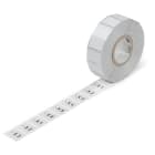 Wago Contact - Etiquettes (boutonnerie) argent 28x28mm 500/Rl