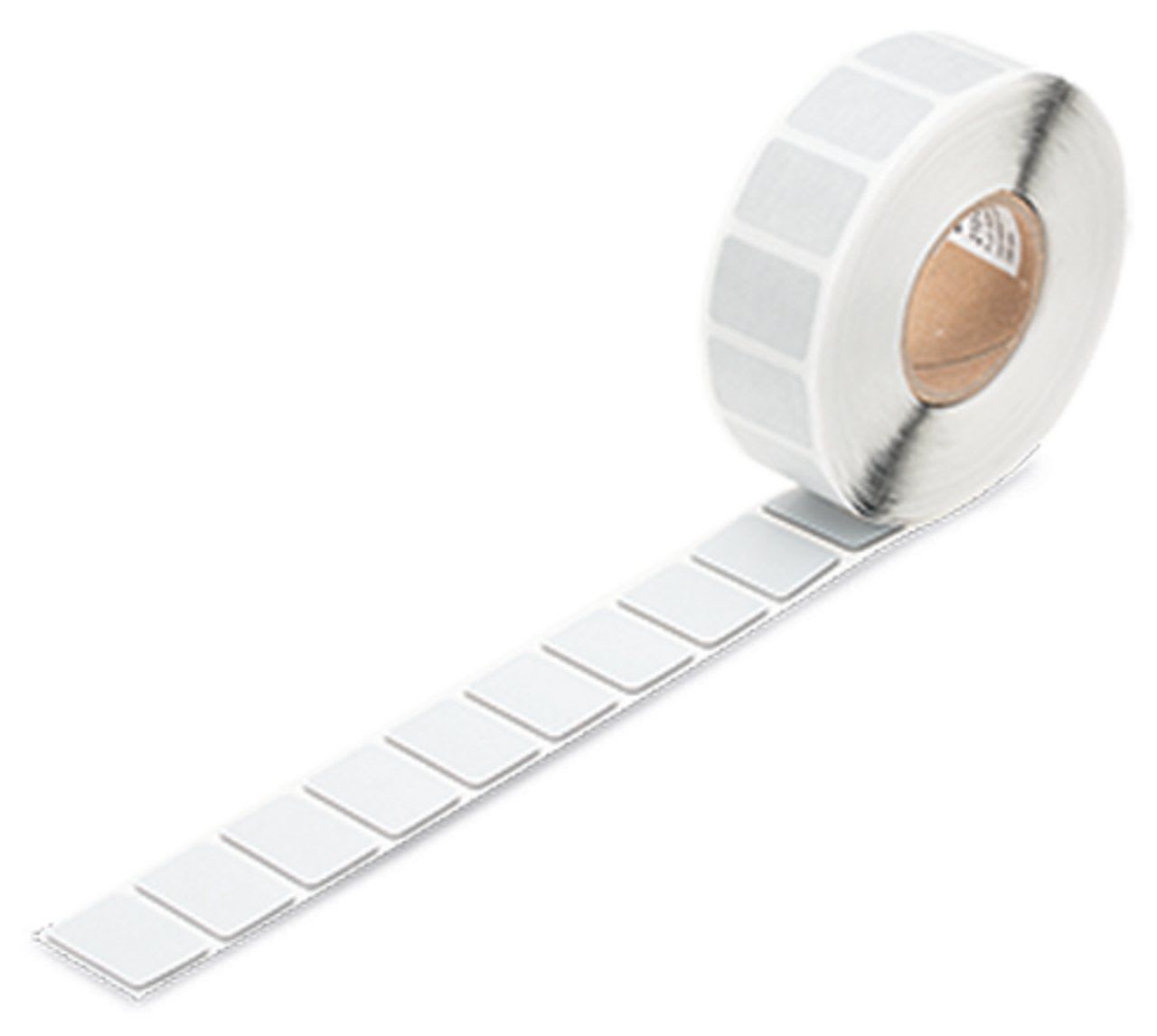 Wago Contact - Etiquettes (boutonnerie) argents 27X19mm 350/Rl