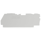 Wago Contact - Plaque d'extrémité et intermédiaire épaisseur 0,8 mm pour Bornes à 3 conducteurs