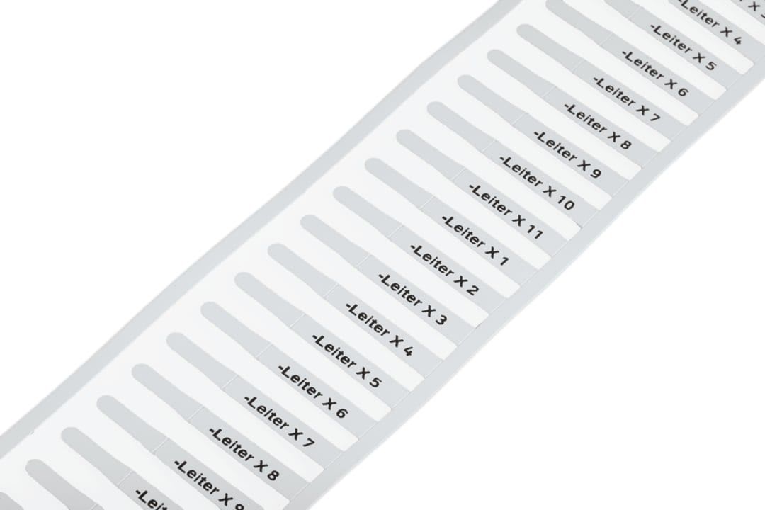 Wago Contact - Repères fils L23mm (pour douilles) 2500/Rl