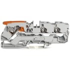 Wago Contact - Borne de passage pour 3 conducteurs avec levier et Push-in CAGE CLAMP® 10mm², gr