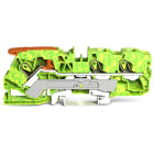 Wago Contact - Borne de protection pour 3 conducteu 10mm², vert-jaune
