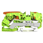 Wago Contact - Borne de protection pour 2 conducteu 10mm², vert-jaune