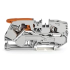 Wago Contact - Borne de passage pour 2 conducteurs avec levier et Push-in CAGE CLAMP® 16mm², gr