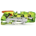 Wago Contact - Borne de protection pour 3 conducteu avec levier et Push-in CAGE CLAMP® 16mm², v