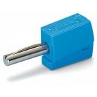 Wago Contact - Fiche banane 4 mm² / Bleu