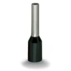 Wago Contact - Embout rebord plastique noir, étamé, 1,5 mm², L=14 mm