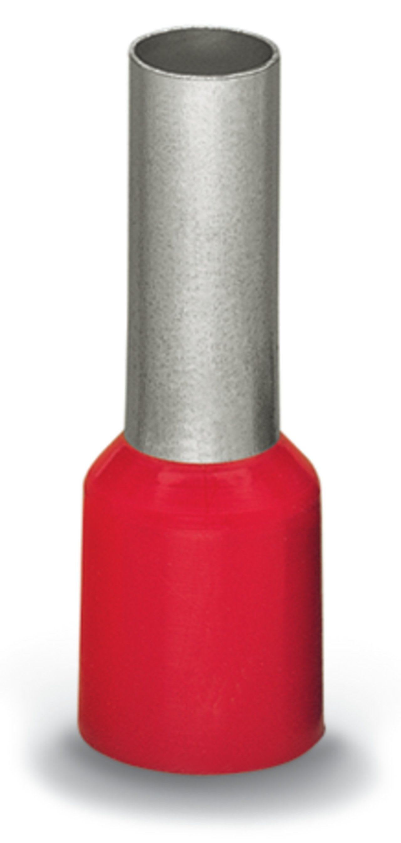 Wago Contact - Embout d'extrémité avec isolation plastique, rouge