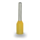 Wago Contact - Embout rebord plastique jaune, étamé, 0,25 mm², L=12,5 mm