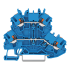 Wago Contact - TOPJOB'S Borne 2 étages à poussoir 2,5 (4) mm² / Bleu-Bleu