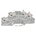 Wago Contact - Borne à étages avec poussoir 2,5mm², gris