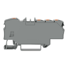 Wago Contact - Borne de distribution avec bouton-poussoir 1x6 mm² 6x1,5 mm² grise
