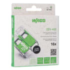 Wago Contact - Blister de 16 bornes 221 2x4mm² Green