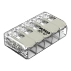 Wago Contact - Borne WAGO Ex e 221 Mini 5x4mm² à leviers souple & rigide