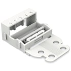 Wago Contact - Adapt. fix pour bornes à 5 conducteurs Série 221 - 4 mm², blanc