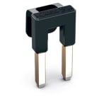 Wago Contact - Contact de pontage pour introduction du conducteur, gris foncé