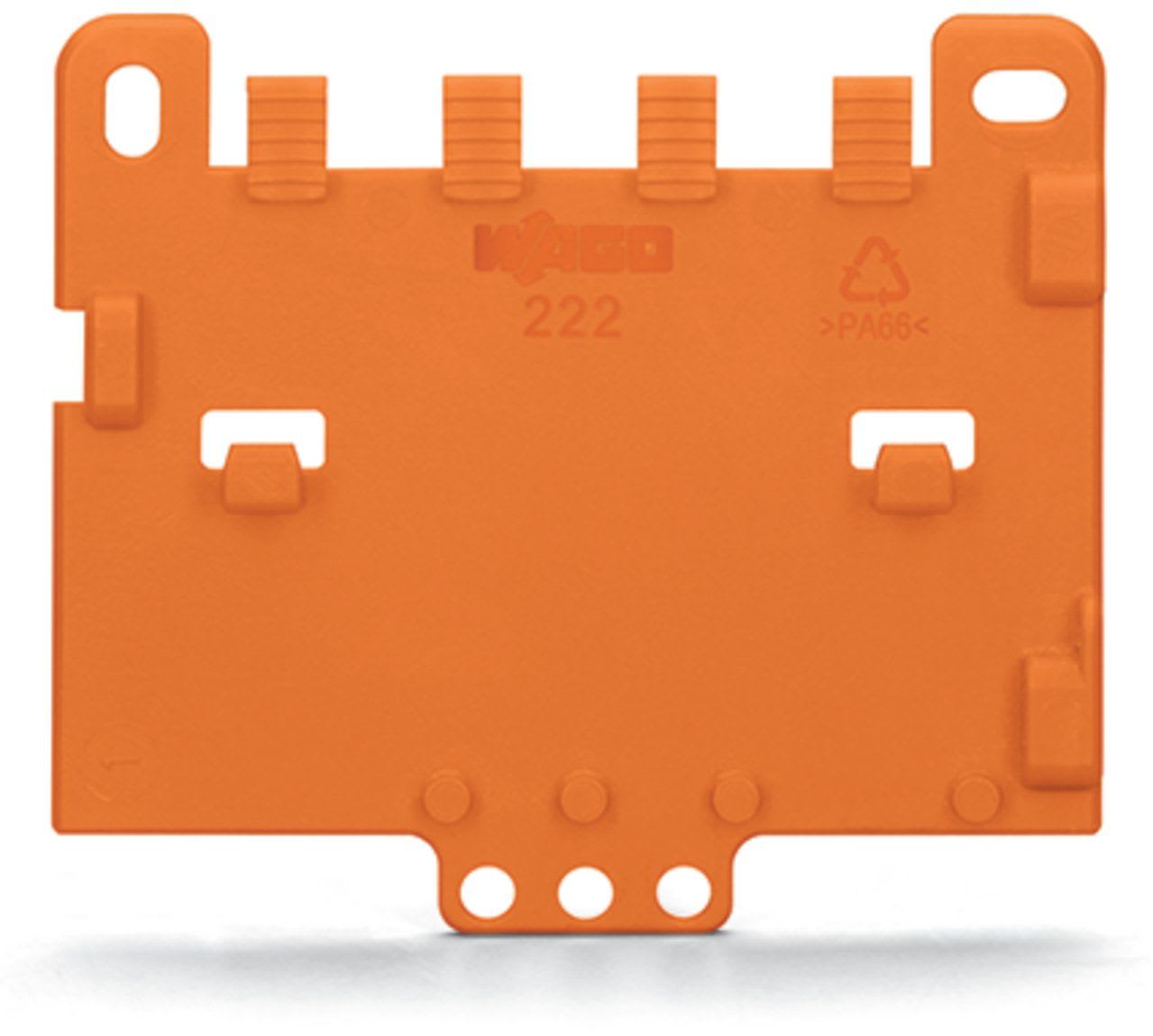 Wago Contact - Plaque de décharge tract pour adapt fix S221 ou 222 orange