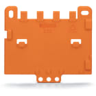 Wago Contact - Plaque de décharge tract pour adapt fix S221 ou 222 orange