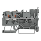 Wago Contact - Borne de base 2 conducteurs/1 broche