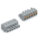 Wago Contact - Connecteur femelle pour 1 conducteur gris