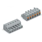 Wago Contact - Connecteur femelle pour 1 conducteur gris