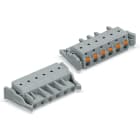 Wago Contact - Connecteur femelle pour 1 conducteur gris