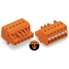 Wago Contact - Connecteur femelle pour 1 conducteur orange