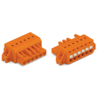 Wago Contact - Connecteur femelle pour 1 conducteur orange
