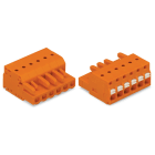 Wago Contact - Connecteur femelle pour 1 conducteur orange