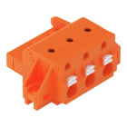 Wago Contact - Connecteur femelle pour 1 conducteur orange