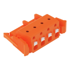 Wago Contact - Connecteur femelle pour 1 conducteur orange