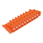 Wago Contact - Connecteur femelle pour 1 conducteur orange