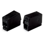 Wago Contact - Borne pour luminaires 2,5 mm² / 2 rigides - 1 souple / 120°C / Noir