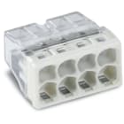 Wago Contact - Borne WAGO 2273 - 8 x 0,5 à 2,5mm² Transp. / Gris
