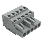 Wago Contact - Connecteur femelle avec plaque d'extrémité et connexion cage clamp