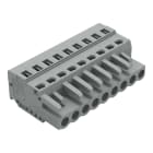 Wago Contact - Connecteur femelle droit 5 mm 9 pôles