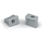 Wago Contact - Bride de fixation horizontale Gris