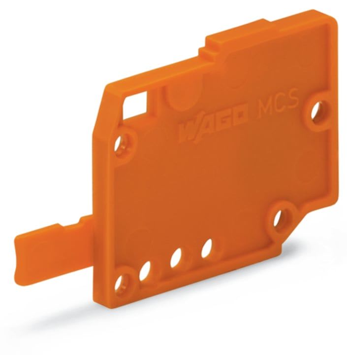 Wago Contact - Plaque d'extremite/orange