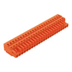 Wago Contact - Connecteur femelle droit / Pas 5,08 mm / 23 pôles / Orange