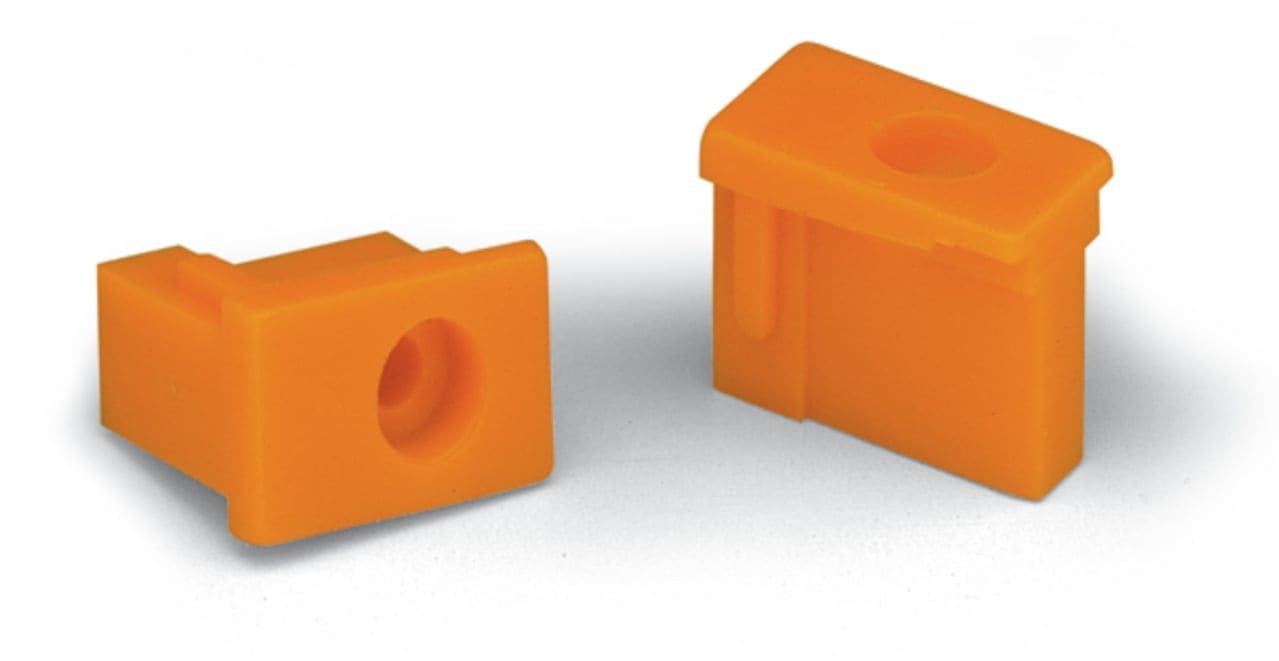 Wago Contact - Bride de fixation horizontale / Orange