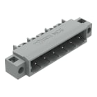 Wago Contact - Connecteur mâle THT 1.0 x 1.0 mm solder pin Coudé, gris