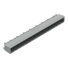 Wago Contact - Connecteurs mâles avec broches à souder 1x1 coudée,avec parois latérales, 17 pôl