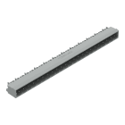 Wago Contact - Connecteur mâle THT 1.0 x 1.0 mm solder pin Coudé, gris